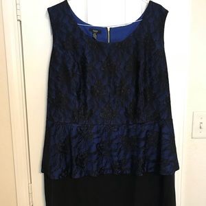 Lace Peplum Dress